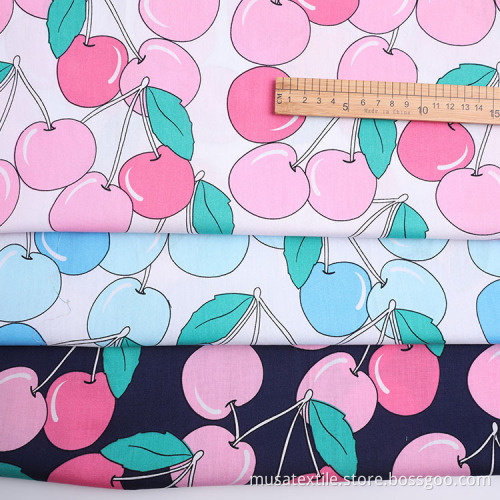 Printed Woven 100%Cotton Poplin Fabric for Women